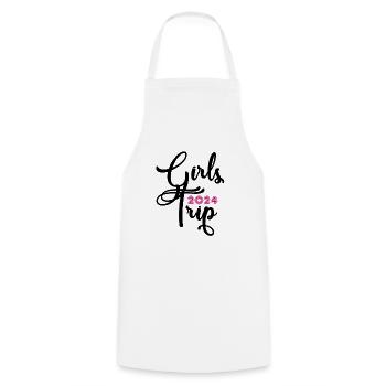 Girls Trip 2024 Girls' Tour Girls' Trip Girls' Trip - Cooking Apron - white - Front - AI Model Male 185 dark (185cm)