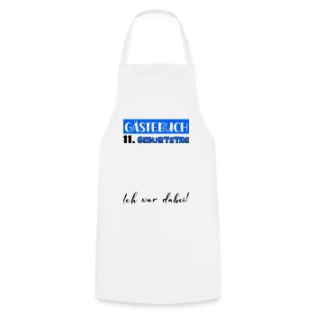 Guestbook Decoration Men Men's 11th Birthday Tshirt - Cooking Apron - white - Front - AI Model Male 185 dark (185cm)