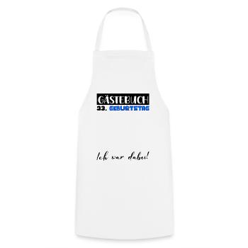 23 Birthday Gift Man Decoration Men Guestbook - Cooking Apron - white - Front - AI Model Male 185 dark (185cm)