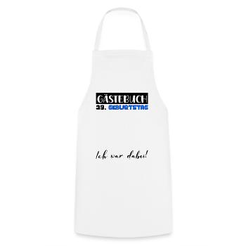 29 Birthday Gift Husband Decoration Men Guestbook - Cooking Apron - white - Front - AI Model Male 185 dark (185cm)