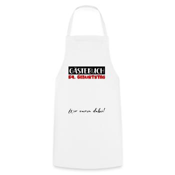 54 Birthday Gift Women's Decoration Men's Guestbook - Cooking Apron - white - Front - AI Model Male 185 dark (185cm)