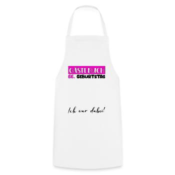 66 Birthday Gift Women's Decoration Women's Guestbook - Cooking Apron - white - Front - AI Model Male 185 dark (185cm)