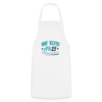 Graduating class 2025 Graduation from high school Matura - Cooking Apron - white - Front - AI Model Male 185 dark (185cm)