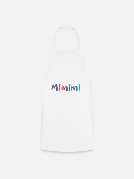 mimimi ,name, typo,sprüche,bunt - Kochschürze - Weiß