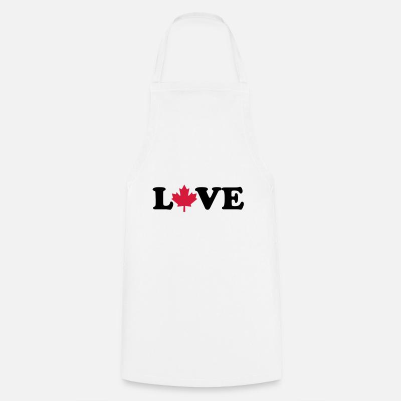 Canada - Cooking Apron - white