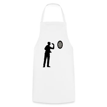 Darts Darts Player Darts Game Darts Darts Fan Cadeau - Tablier de cuisine - blanc - Devant - AI Model Male 185 dark (185cm)