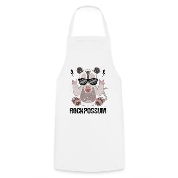 Cool lunettes de soleil opossum disant - Tablier de cuisine - blanc - Devant - AI Model Male 185 dark (185cm)