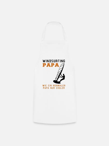 Cooler Windsurf-Papa - Kochschürze - Weiß