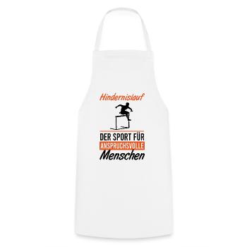 Parcours d’obstacles sportif exigeant Elite - Tablier de cuisine - blanc - Devant - AI Model Male 185 dark (185cm)