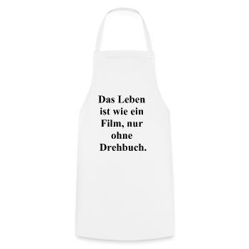 Life Lessons - Cooking Apron - white - Front - AI Model Male 185 dark (185cm)