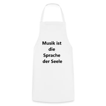 Music Lover Gift - Cooking Apron - white - Front - AI Model Male 185 dark (185cm)