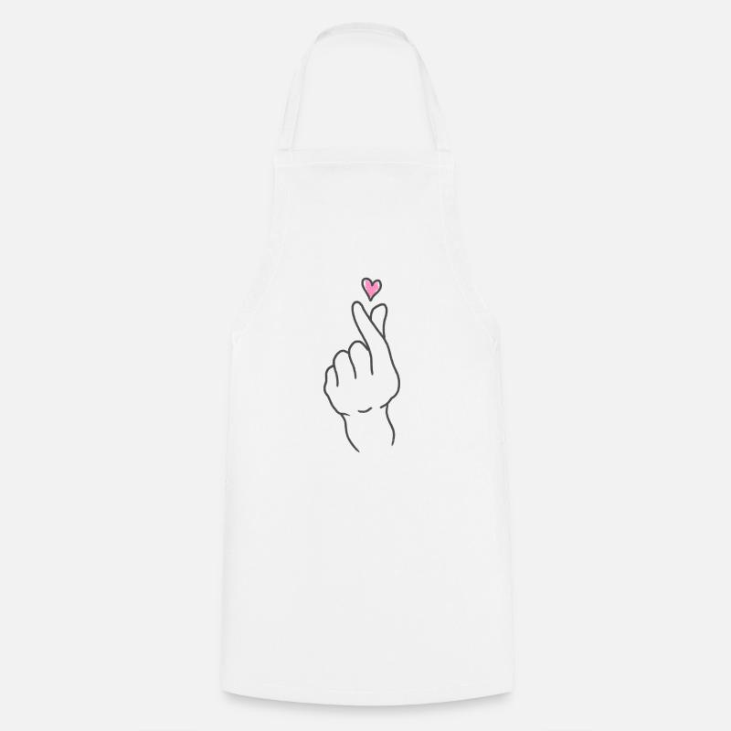 Coréen pour l’amour - Tablier de cuisine - blanc