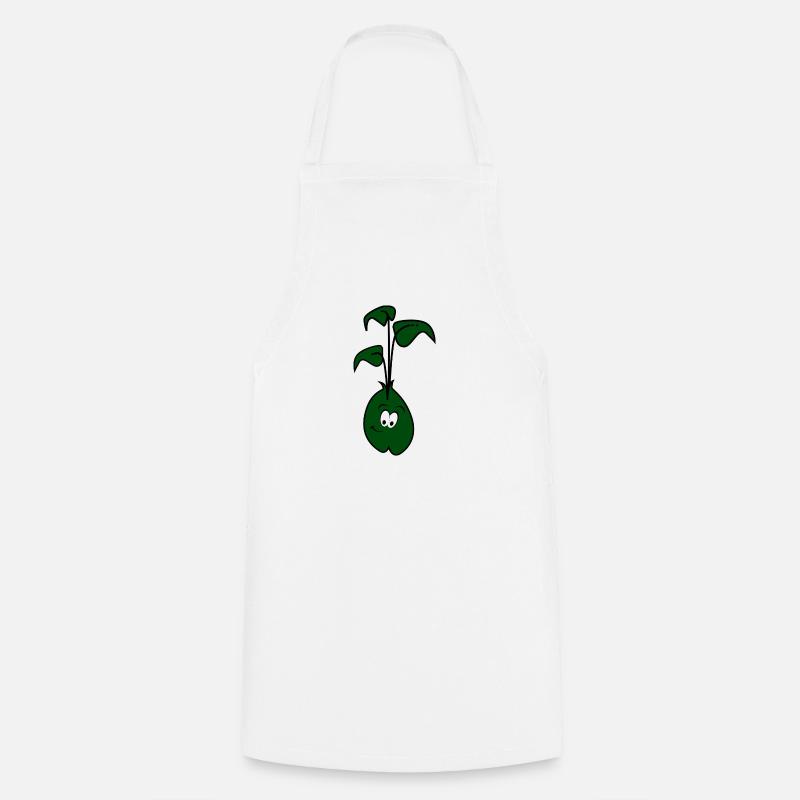 haricots légume légumes de haricots de vegetables7 - Tablier de cuisine - blanc