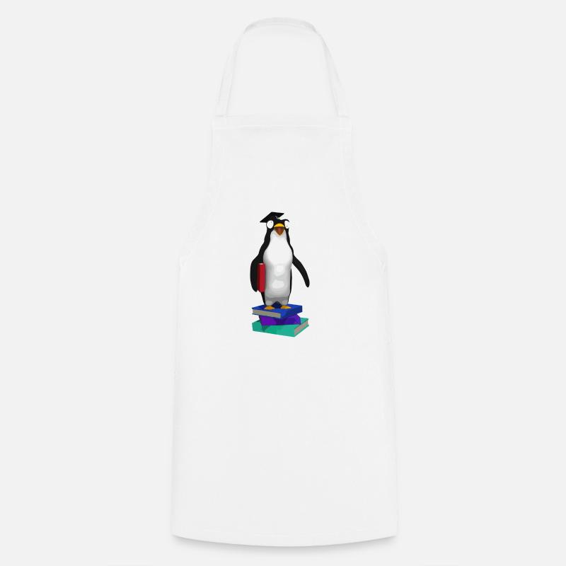 PinguinMops - Tablier de cuisine - blanc