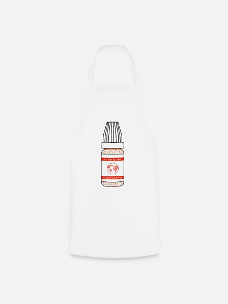 ich bin für die Globulisierung globuli homöopathie - Kochschürze - Weiß