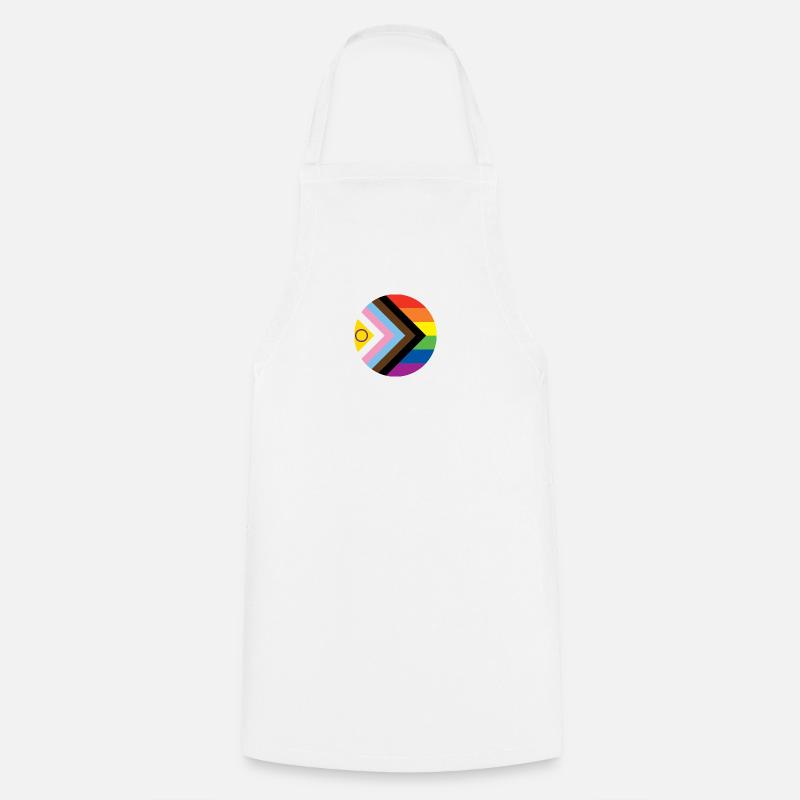 Drapeau de la fierté - Tablier de cuisine - blanc