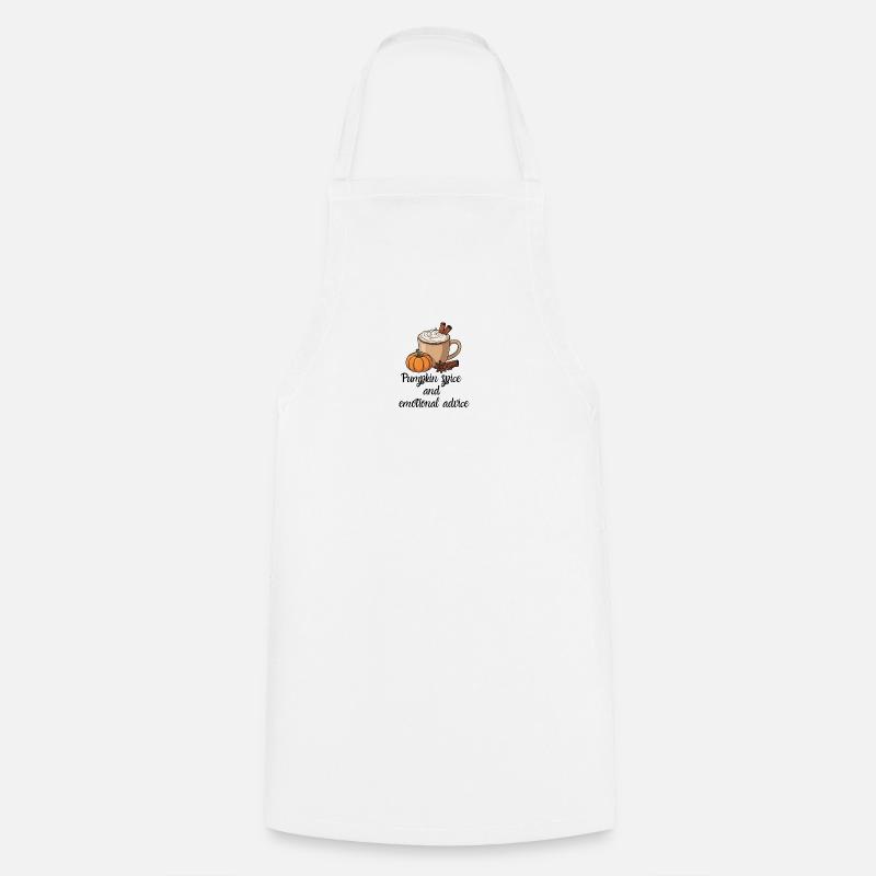 Conseils sur la citrouille - Tablier de cuisine - blanc