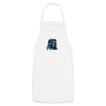 Leone Neon Glasses - Cooking Apron - white - Front - AI Model Male 185 dark (185cm)