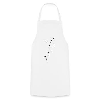 Dandelion hare rabbit bunnies bunny dandelion - Cooking Apron - white - Front - AI Model Male 185 dark (185cm)