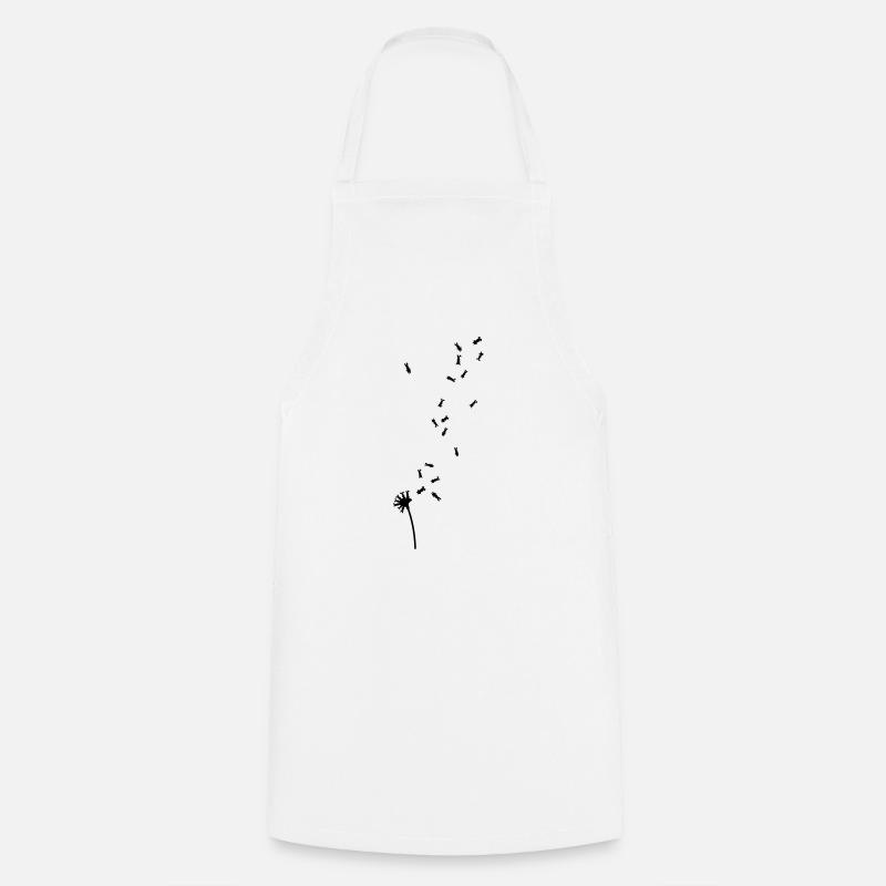 Dandelion hare rabbit bunnies bunny dandelion - Cooking Apron - white