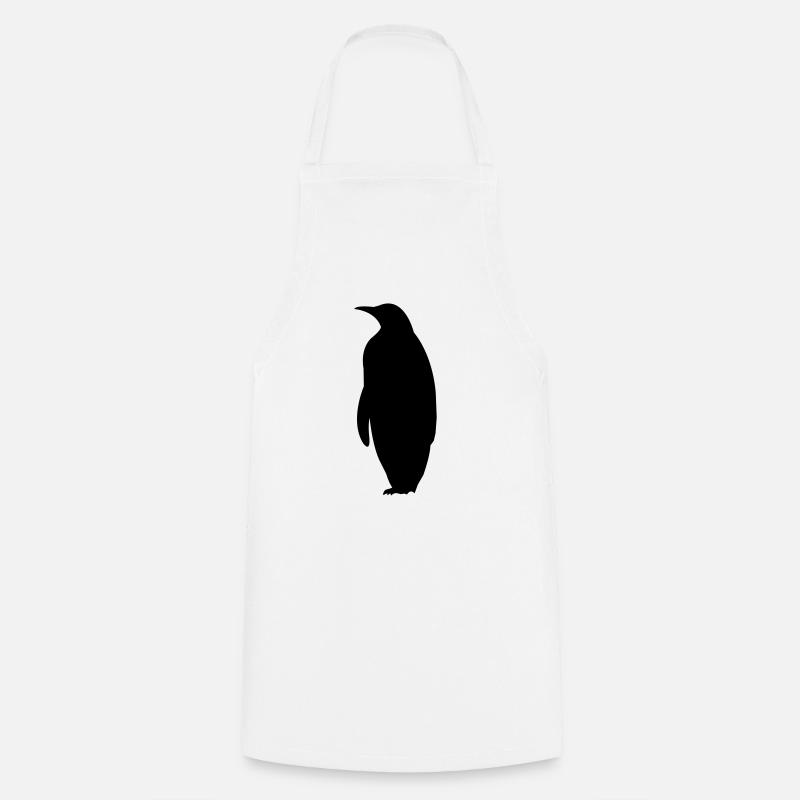 pinguin - Tablier de cuisine - blanc