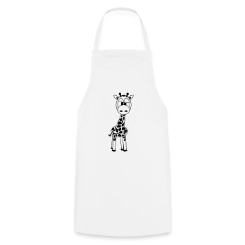 Raffe - Tablier de cuisine - blanc - Devant - AI Model Male 185 dark (185cm)