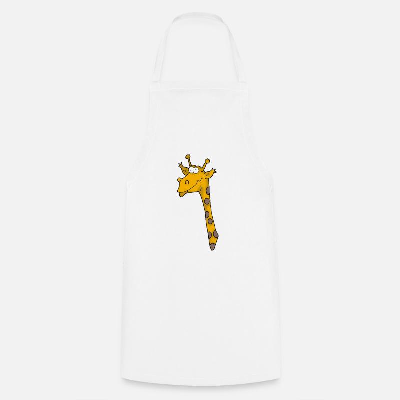 Girafe 3 - Tablier de cuisine - blanc
