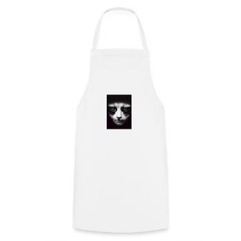 sad cat - Cooking Apron - white - Front - AI Model Male 185 dark (185cm)