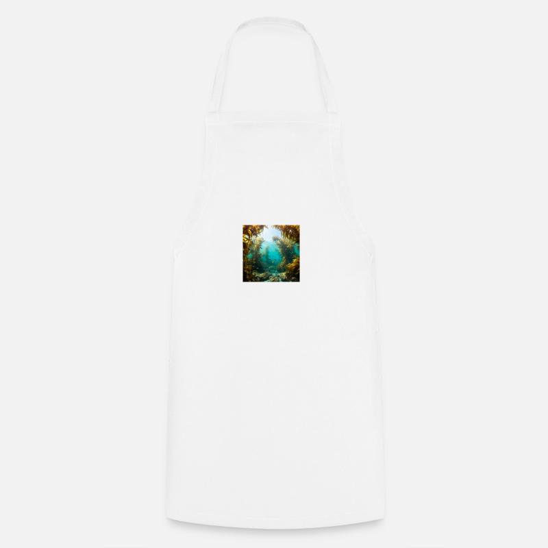 Kelp forest - Cooking Apron - white