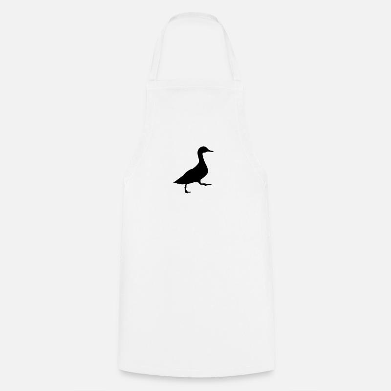 Ente - Kochschürze - Weiß
