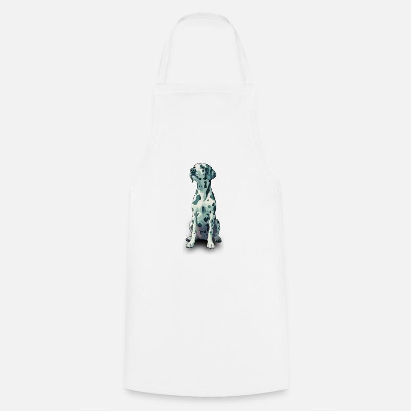 Pop Art Dalmatian - Cooking Apron - white