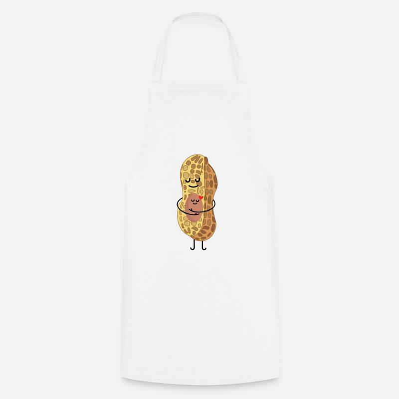 Mère et enfant d'arachide - Tablier de cuisine - blanc