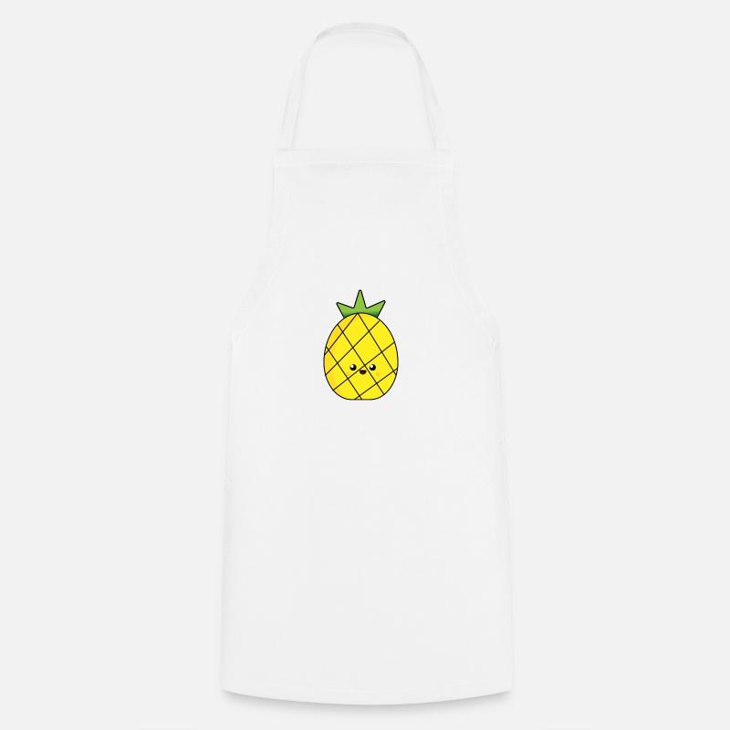 ananas - Tablier de cuisine - blanc