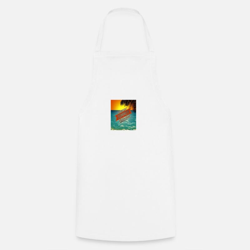 summer cool quotes - Cooking Apron - white
