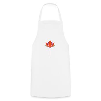 Asian, Asian, Asian, China, Japan, Chinese - Cooking Apron - white - Front - AI Model Male 185 dark (185cm)