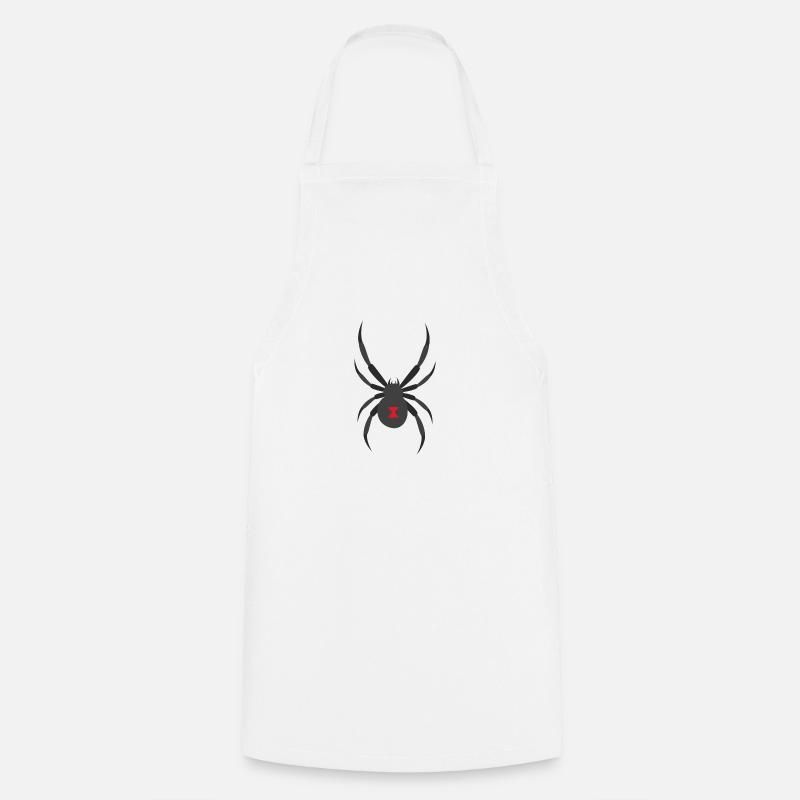 Black widow - Cooking Apron - white