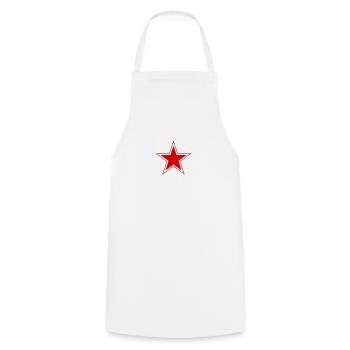 RED STAR - Tablier de cuisine - blanc - Devant - AI Model Male 185 dark (185cm)