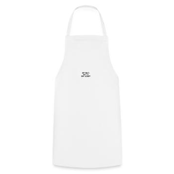 Funny Gin Fan Cocktails Anti Workout Exercise Gym - Cooking Apron - white - Front - AI Model Male 185 dark (185cm)