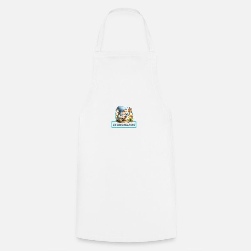 Dwarf and Butterfly Dwarf Class Design - Cooking Apron - white