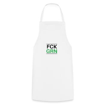 FCK Green - Tablier de cuisine - blanc - Devant - AI Model Male 185 dark (185cm)