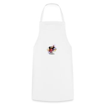 Boxe Française - Tablier de cuisine - blanc - Devant - AI Model Male 185 dark (185cm)