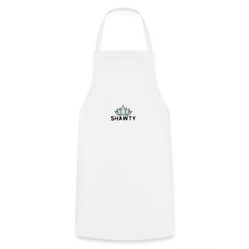 Cadeau d’idée Shawty Designe - Tablier de cuisine - blanc - Devant - AI Model Male 185 dark (185cm)