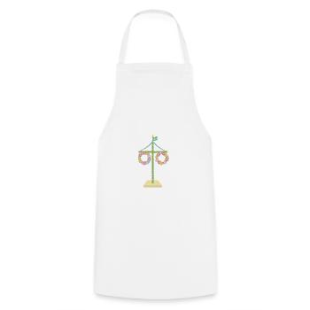 Suède Suède Nordique - Tablier de cuisine - blanc - Devant - AI Model Male 185 dark (185cm)