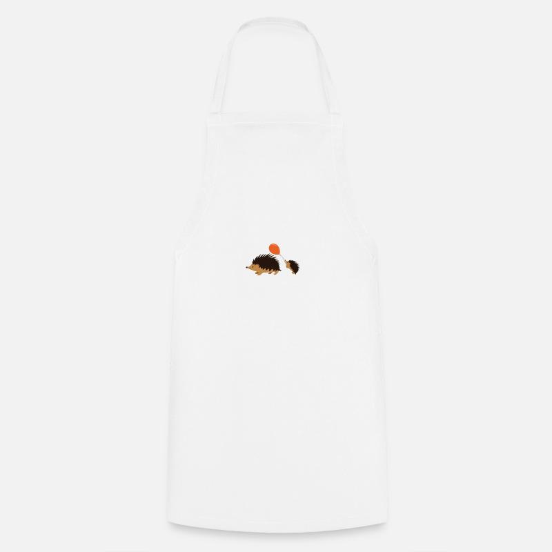 hérisson - Tablier de cuisine - blanc