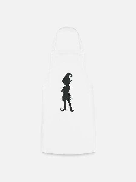 elfe_silhouette- - Kochschürze - Weiß