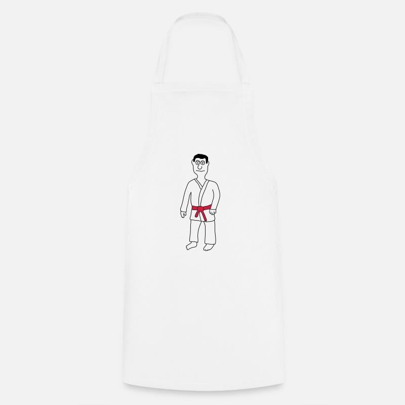 Judo - Tablier de cuisine - blanc