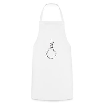 noose - Kochschürze - Weiß - Vorne - AI Model Male 185 dark (185cm)