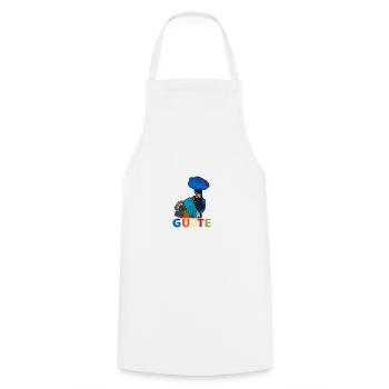Guatemala Guatemalan Flag DNA I Gift - Cooking Apron - white - Front - AI Model Male 185 dark (185cm)