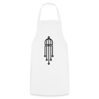 carillon - Tablier de cuisine - blanc - Devant - AI Model Male 185 dark (185cm)