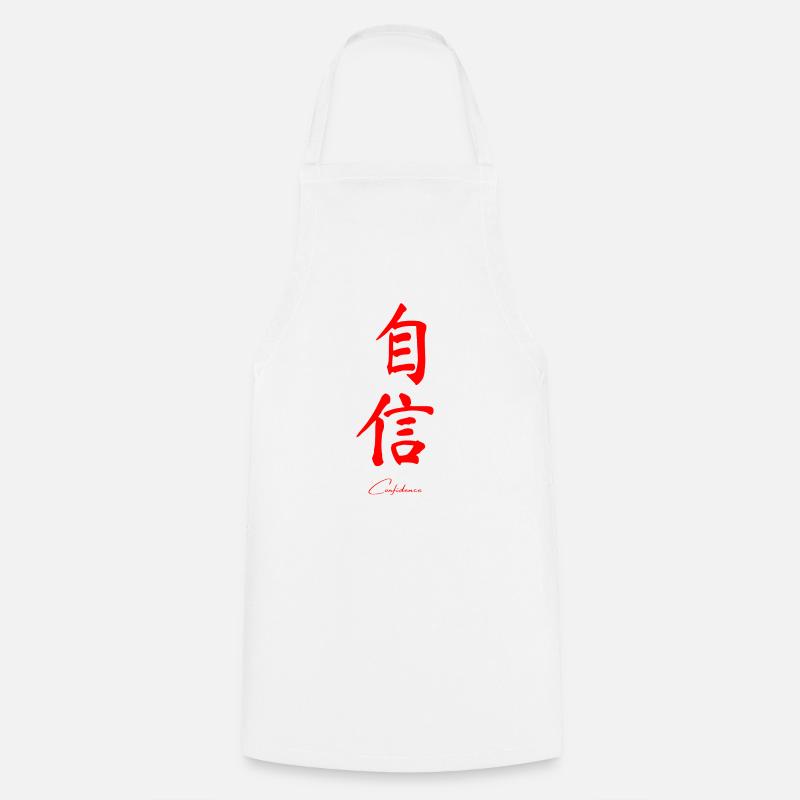 Chinesisch - Kochschürze - Weiß
